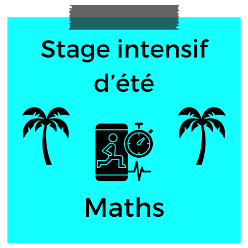 Stage intensif été maths crpe 2026
