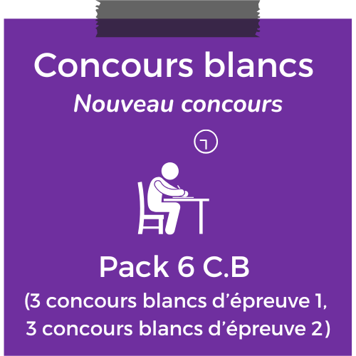 crpe 2026 pack 6 concours blancs nouveau concours