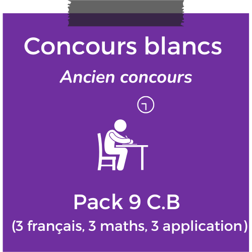 crpe 2026 pack 9 concours blancs ancien concours