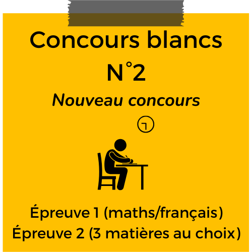 crpe 2026 pack concours blancs 2 nouveau concours