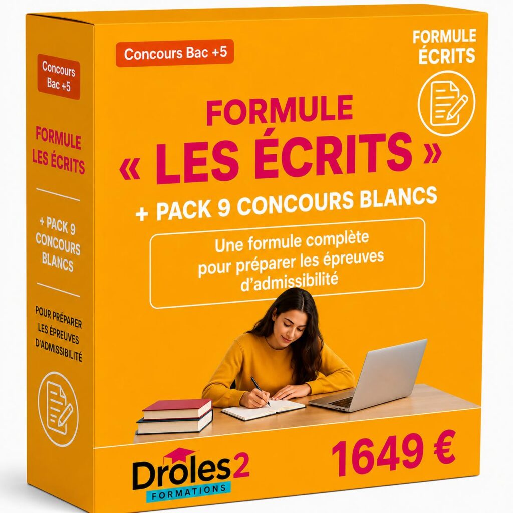 CRPE 2027 Les écrits Bac +5 avec concours blanc