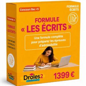 CRPE 2027 Les écrits Bac +5 sans concours blanc