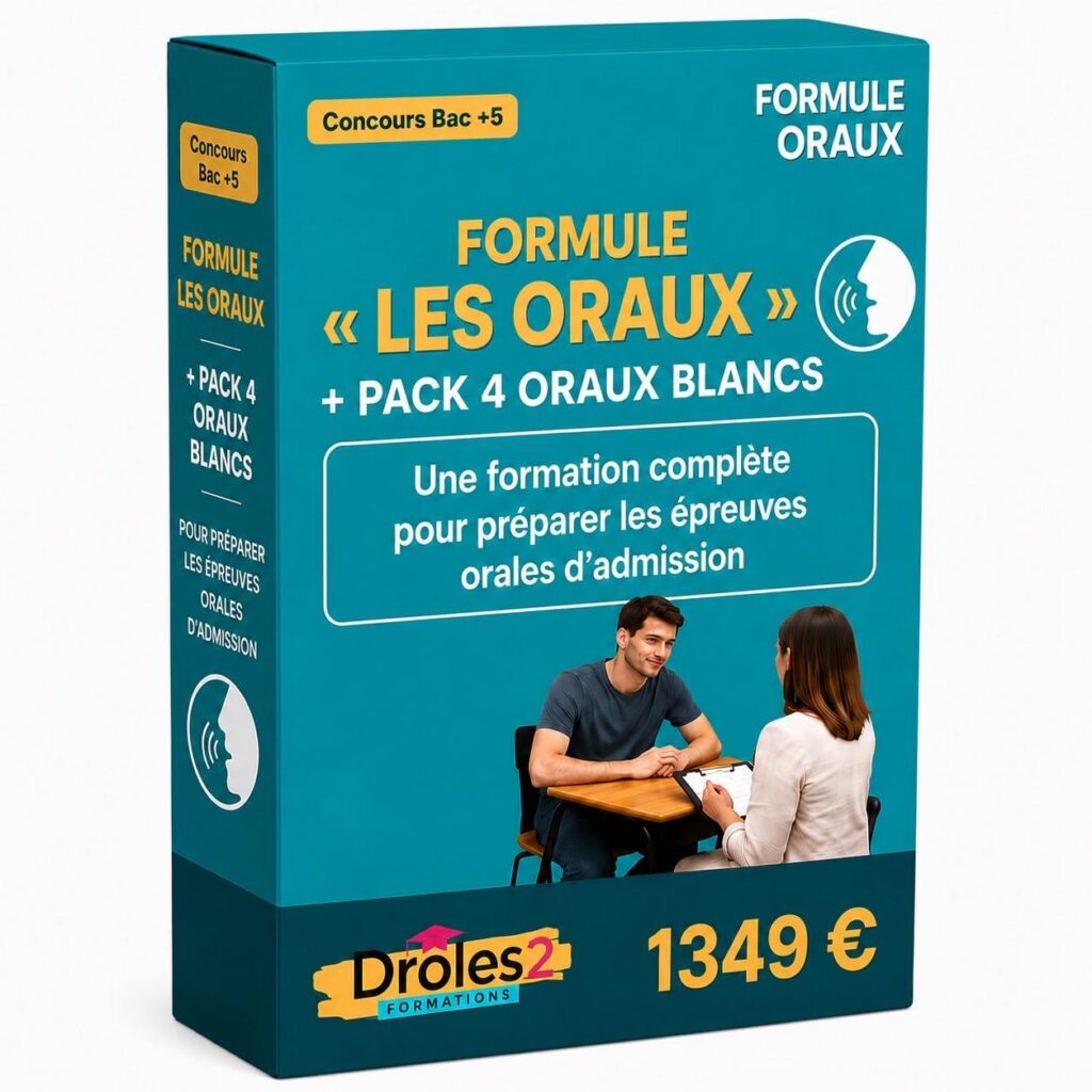 CRPE 2027 Les oraux Bac +5 avec oraux blancs