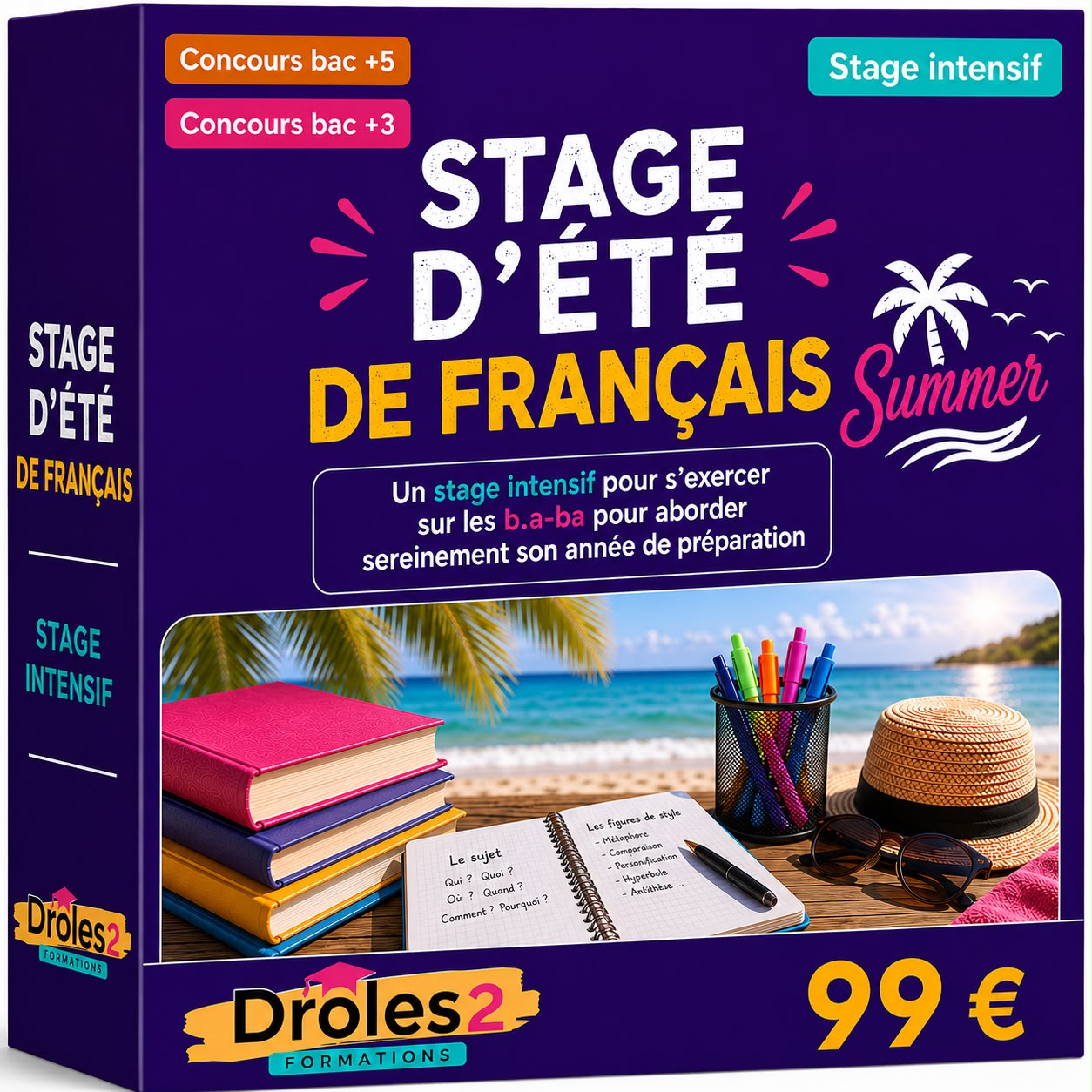 CRPE 2027 - Stage intensif été Français