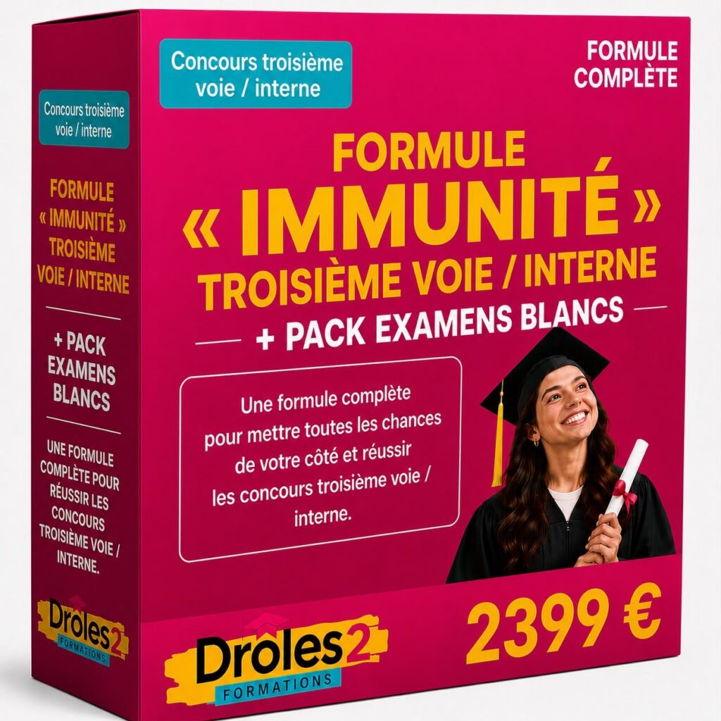 Immunité 3ème voie - interne avec examens blancs