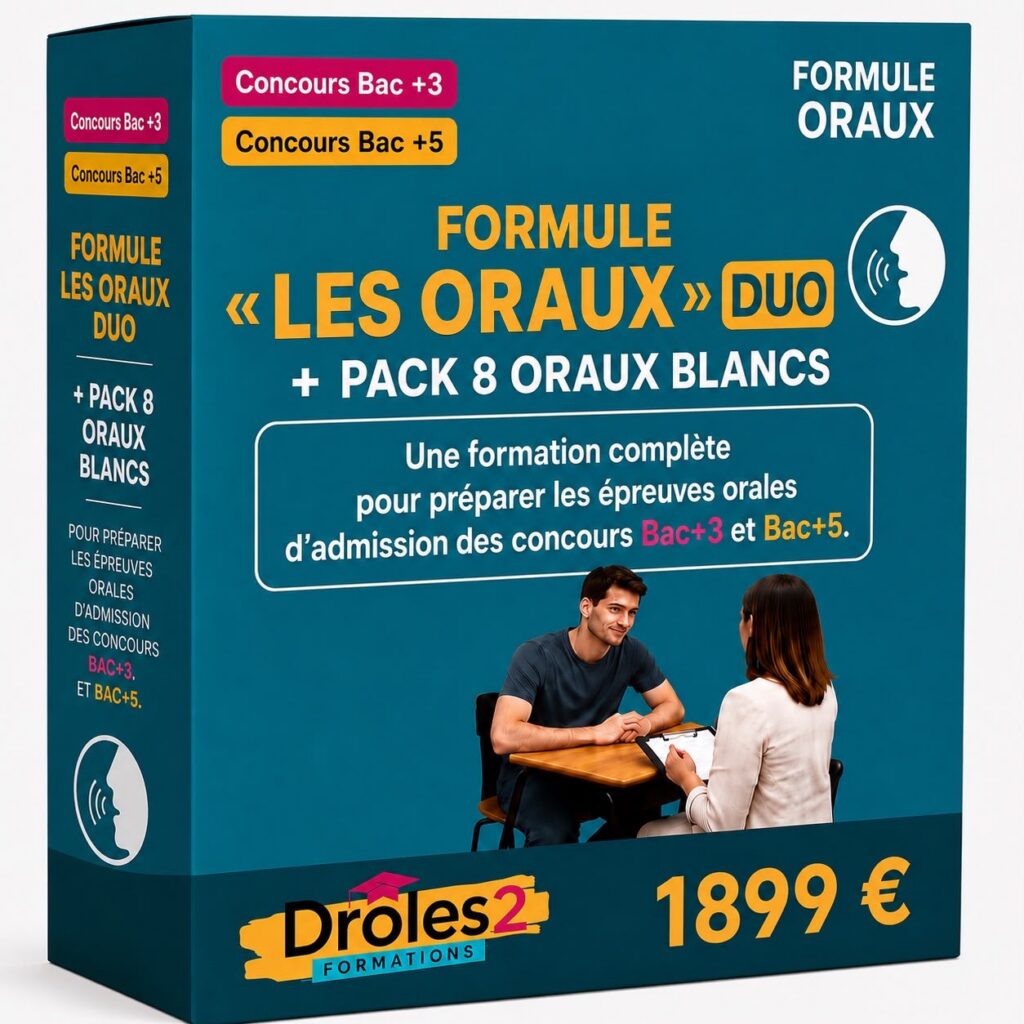 CRPE 2027 - Les Oraux Duo avec pack oraux blancs