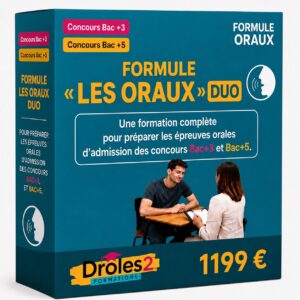 CRPE 2027 - Formule Les oraux Duo (sans pack oraux blancs)